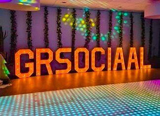 LED lichtletters feestdecoratie